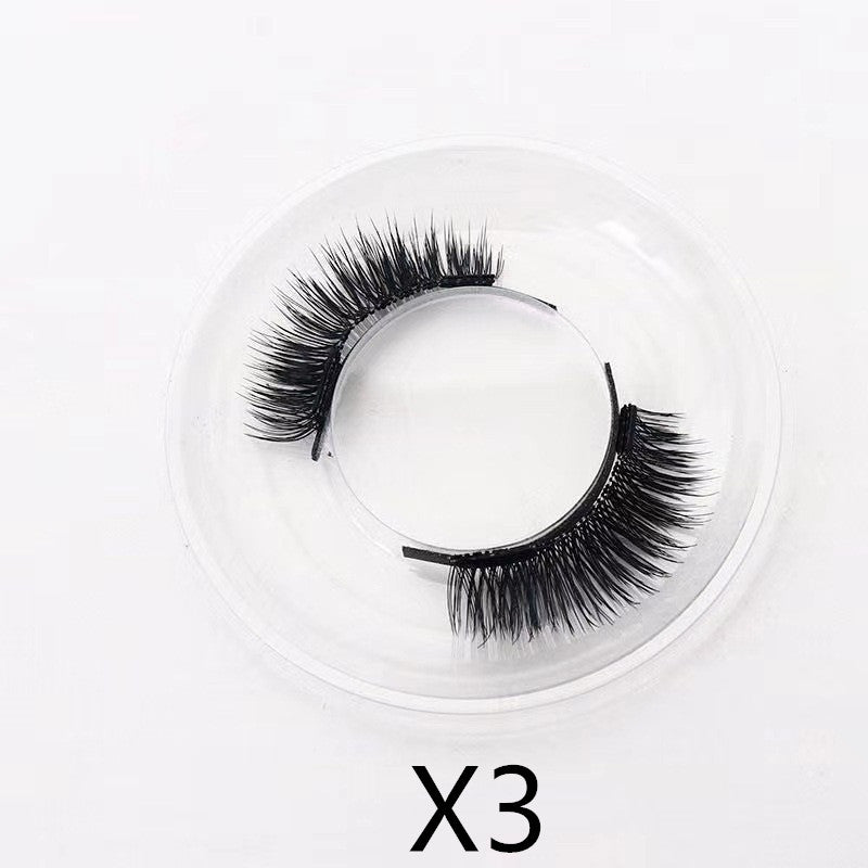 Reusable Magnetic Self-Adhesive Eyelashes No Eyeliner Or Glue Needed False Lashes Stable And Easy To Put On Natural Look And Waterproof Fake Eyelashes
